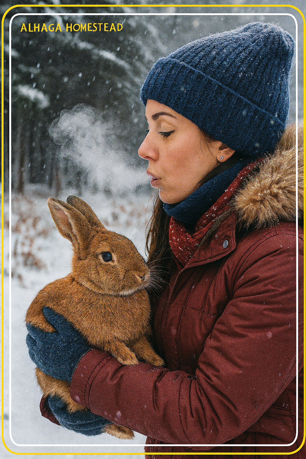 Raising rabbits Alhaga homestead