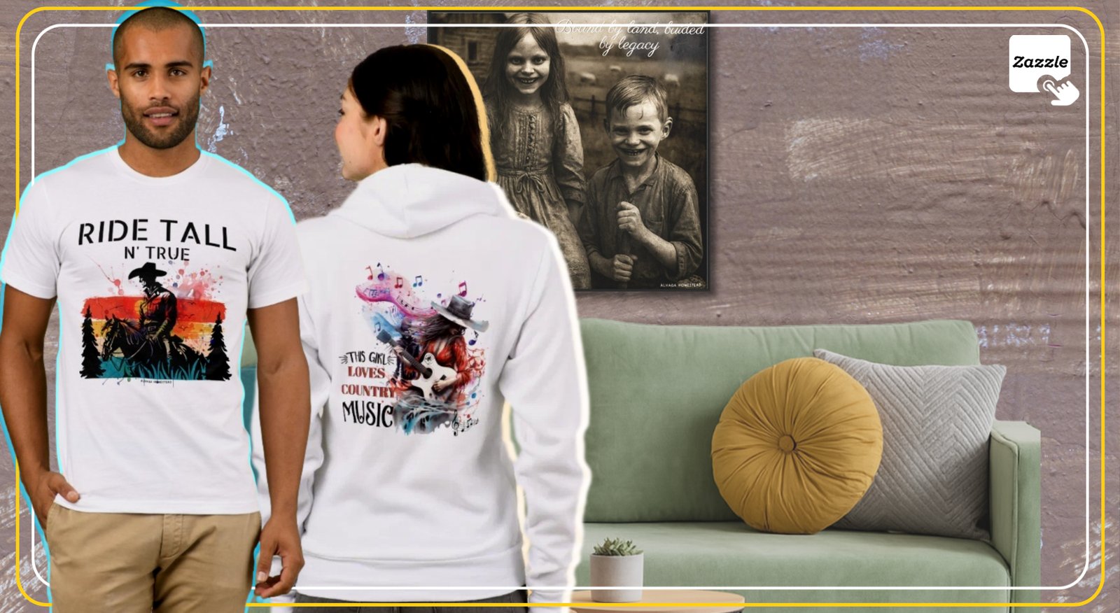 Zazzle country living Alhaga