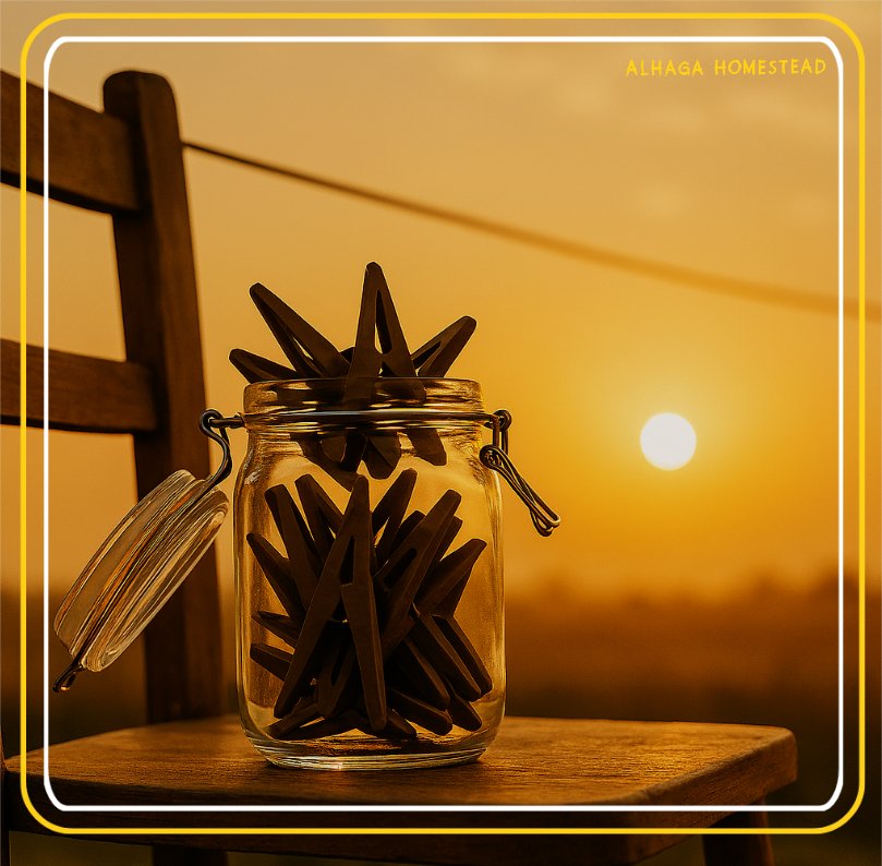 Cothespins Alhaga homestead