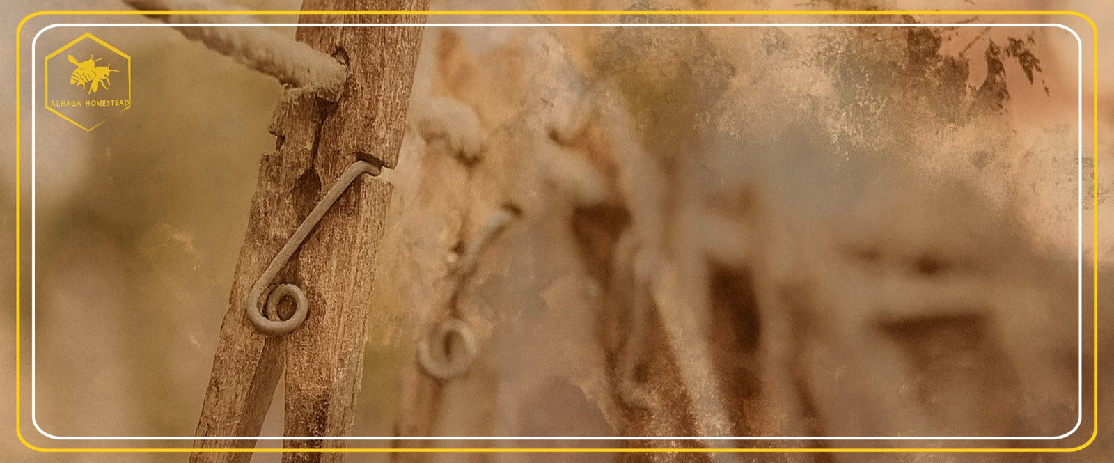 Dryin' clothes Alhaga homestead