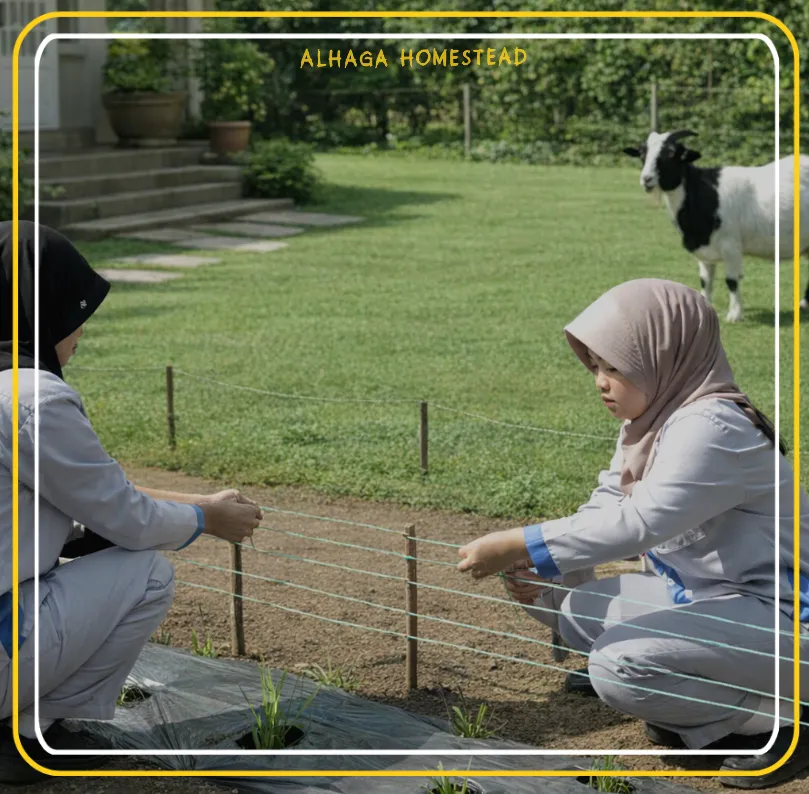 The cleanin’ process - Alhaga homestead