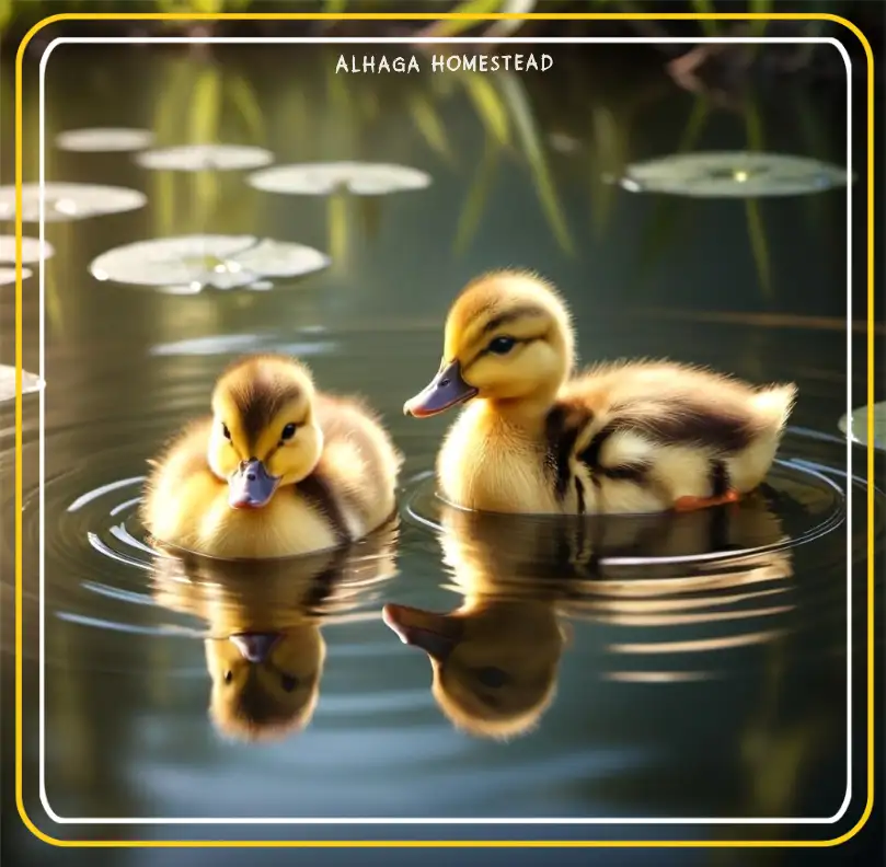 Two ducklings - Alhaga homestead